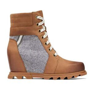Sorel Brown and Gray Ankle Boots